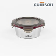 Load image into Gallery viewer, Cuitisan Flora Stainless Microwave-safe Lunch Box - Round 300ml
