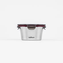 Load image into Gallery viewer, Cuitisan Flora Stainless Microwave-safe Lunch Box - Round 410ml
