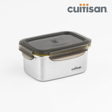 Load image into Gallery viewer, Cuitisan Signature Stainless Microwave-safe Lunch Box - Rectangle 530ml
