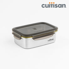 Load image into Gallery viewer, Cuitisan Signature Stainless Microwave-safe Lunch Box - Rectangle 680ml
