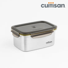 Load image into Gallery viewer, Cuitisan Signature Stainless Microwave-safe Lunch Box - Rectangle 1010ml
