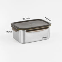 Load image into Gallery viewer, Cuitisan Signature Stainless Microwave-safe Lunch Box - Rectangle 3300ml
