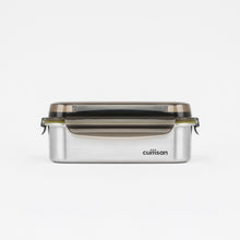 Load image into Gallery viewer, Cuitisan Signature Stainless Microwave-safe Lunch Box - Rectangle with Handle 2400ml
