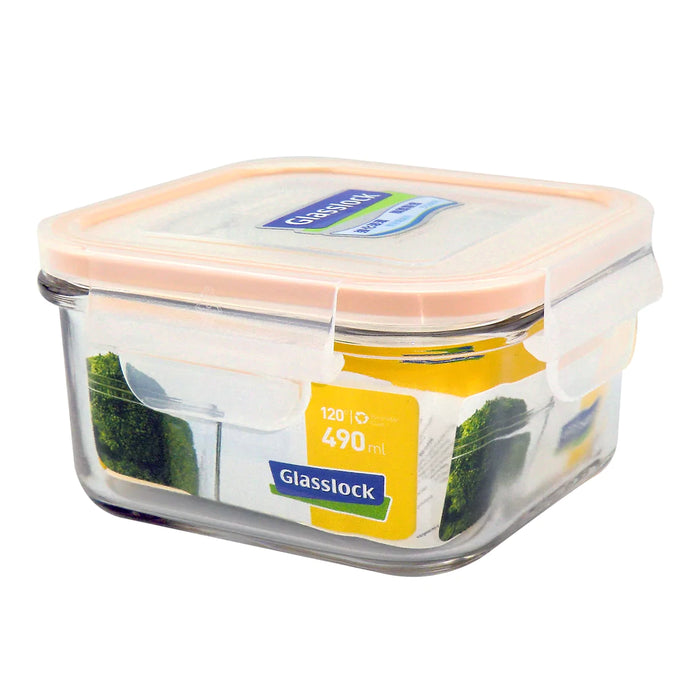 Glasslock Square Food Container 490ml