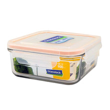 Load image into Gallery viewer, Glasslock Square Food Container 900ml
